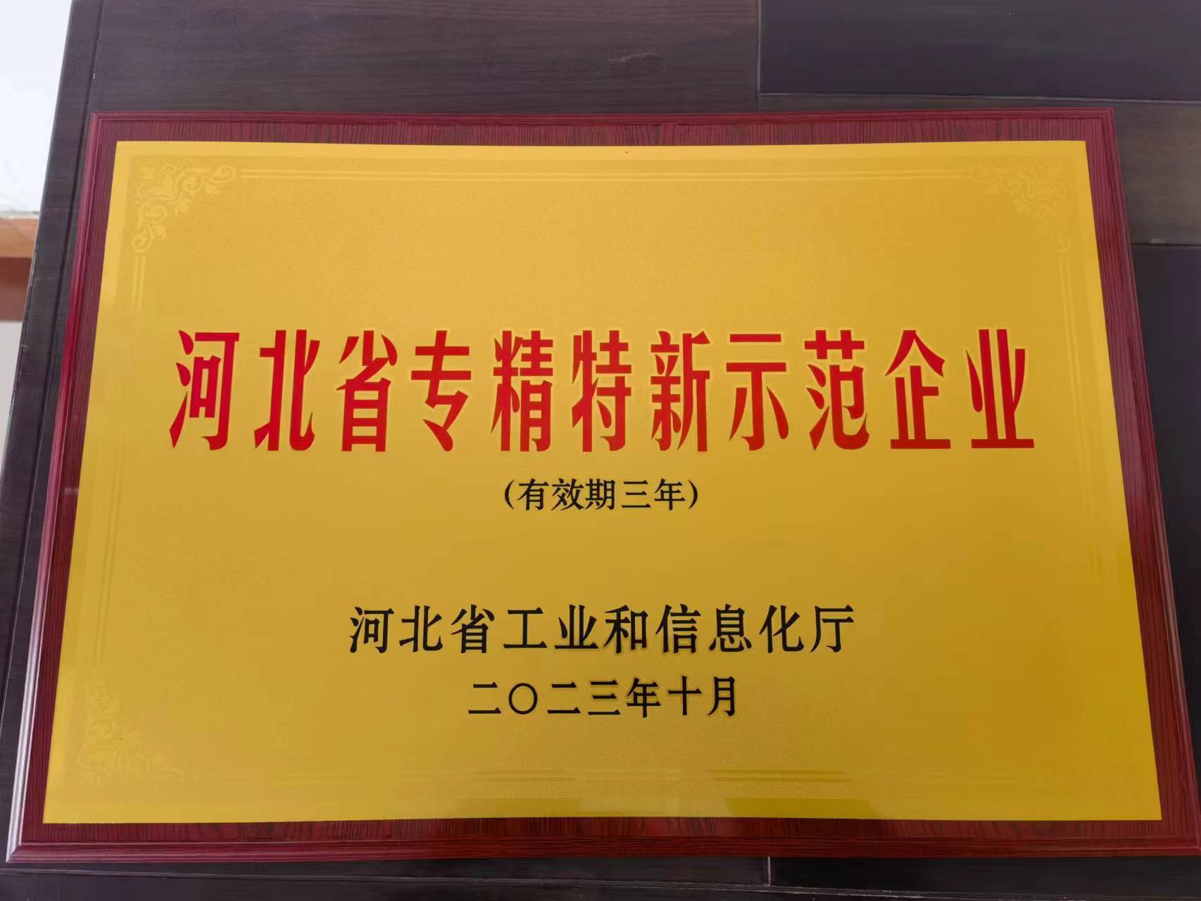 熱烈慶祝高邑縣永昌鋅業有限責任公司榮獲河北省工業和信息化廳頒發的“河北省專精特新示範企業”，“河北省創新型中小企業”雙認證！ 用心造好鋅，心好鋅就好！